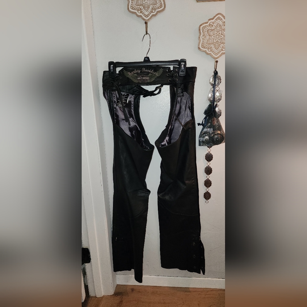 Harley-Davidson genuine leather chaps, women's size XS